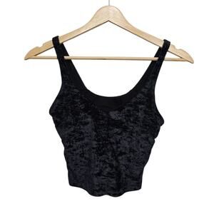 Lululemon  Align Tank Top Womens‎ Size 4 Crushed Velvet Black W1CTMS Athleisure